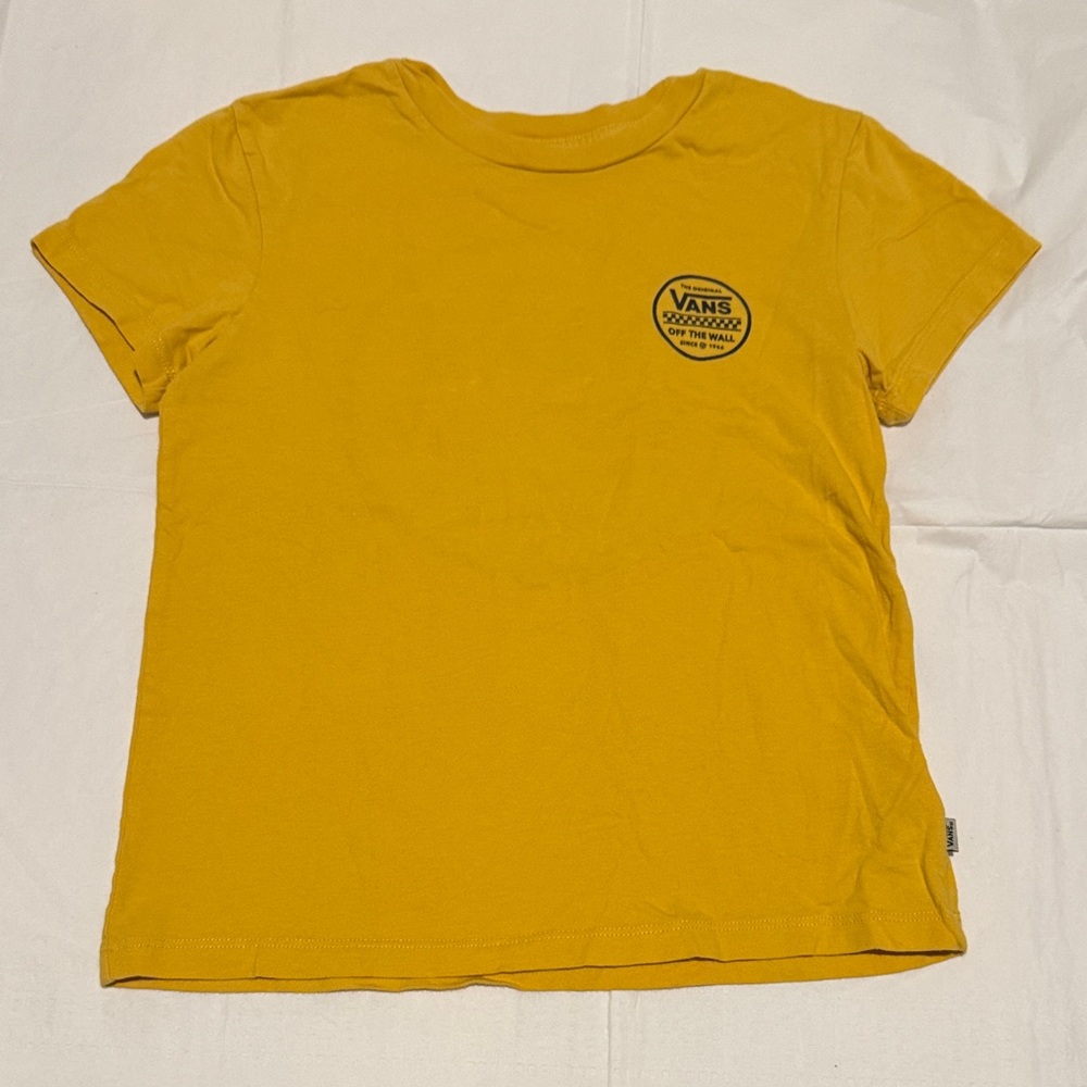 Vans Kids Mustard Yellow Tee
